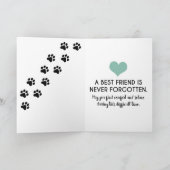 Condoleance voor huisdier | Furever in ons hart Kaart (Binnen)