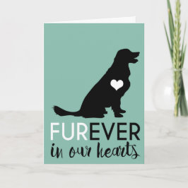 Condoleance voor huisdier | Furever in ons hart Kaart