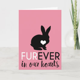 condoleance voor konijnen | Furever in ons hart Kaart