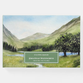 Condoleance Waterverf Lake Buttermere Cumbria Gastenboek