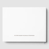 Condoleance Winter bij Windsor Castle Painting Gastenboek (Achterkant)