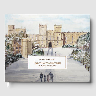Condoleance Winter bij Windsor Castle Painting Gastenboek