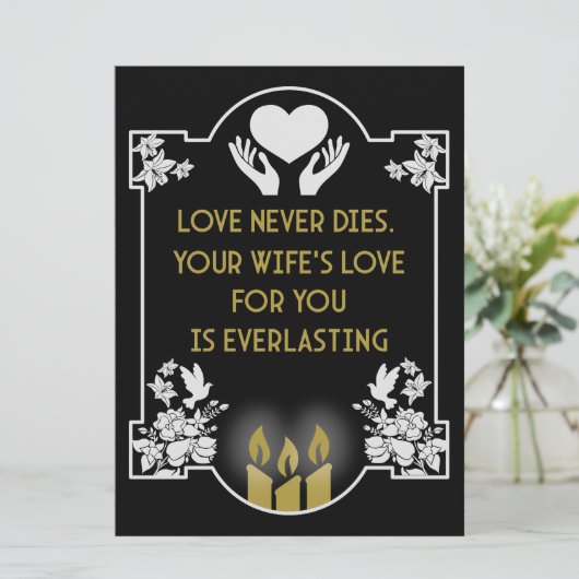 condoleancebericht vrouw (Staand voorkant)