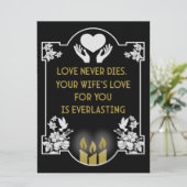 condoleancebericht vrouw (Staand voorkant)