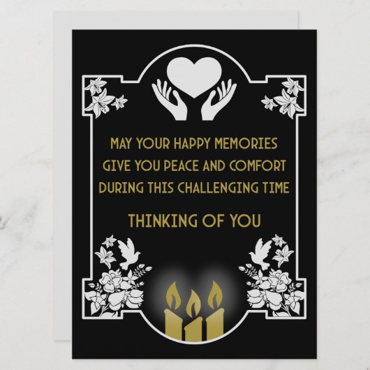 Condoleanceberichten (Voorkant / Achterkant)