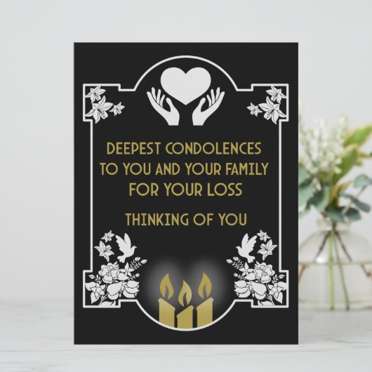 Condoleanceberichten (Staand voorkant)