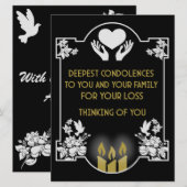 Condoleanceberichten (Voorkant / Achterkant)