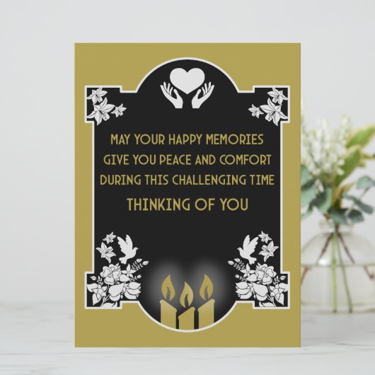 Condoleanceberichten (Staand voorkant)