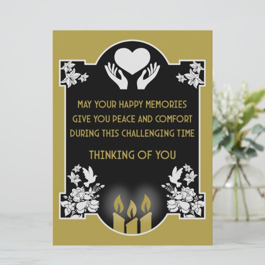 Condoleanceberichten (Staand voorkant)