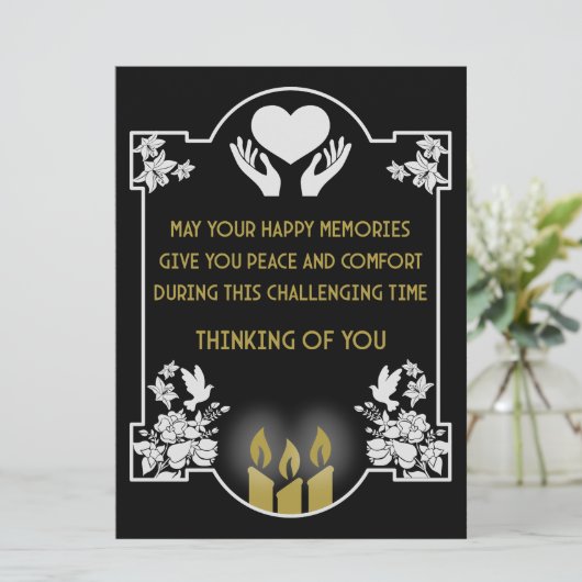 Condoleanceberichten (Staand voorkant)