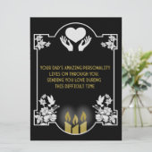 condoleanceboodschap vader (Staand voorkant)