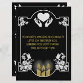 condoleanceboodschap vader (Voorkant / Achterkant)