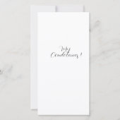 Condoleancekaart (Achterkant)