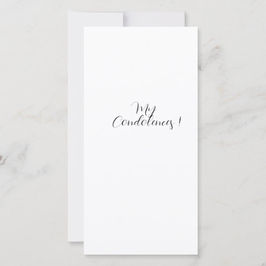 Condoleancekaart (Achterkant)