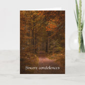 Condoleancekaart 'Do Not Stand at My Grave and Wee Kaart (Voorkant)