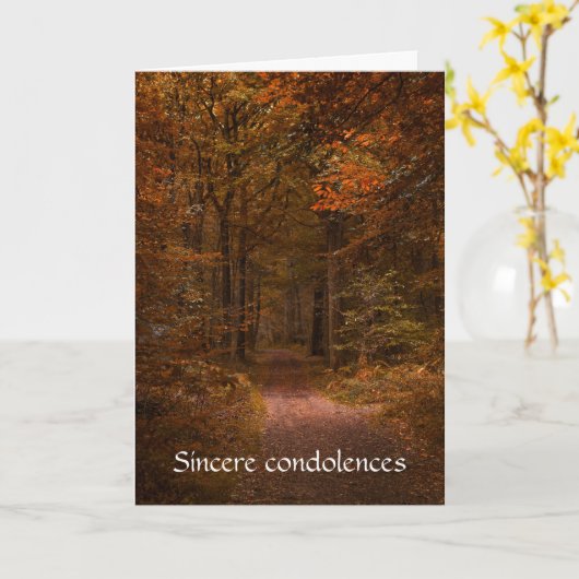 Condoleancekaart 'Do Not Stand at My Grave and Wee Kaart (Gele Bloem)