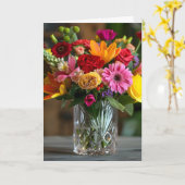 Condoleancekaart Kaart (Gele Bloem)