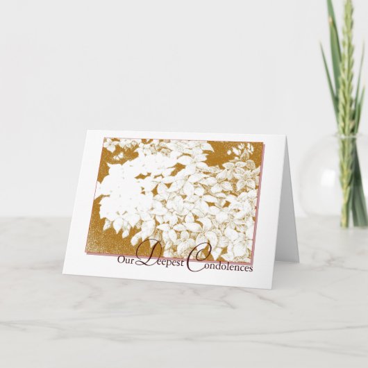 condoleancekaart kaart (Voorkant)