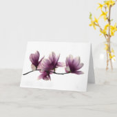 Condoleancekaart (rouwkaart) kaart (Gele Bloem)