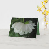 Condoleancekaart van ons kaart (Gele Bloem)