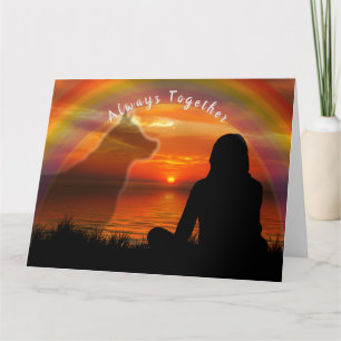 Condoleancekaart voor het verlies van een huisdier kaart