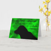 Condoleancekaart voor huisdieren kaart (Gele Bloem)