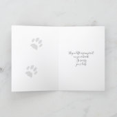 Condoleancekaart voor huisdieren kaart (Binnen)