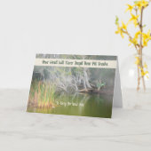 Condoleancekaart voor verlies van huisdier slang kaart (Gele Bloem)