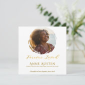 Condoleancekaartje ter dankzegging (Staand voorkant)