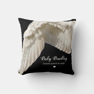 condoleances Baby Memorial Angel Wings Kussen