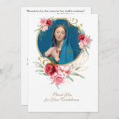 condoleances bedankkaart (Voorkant / Achterkant)