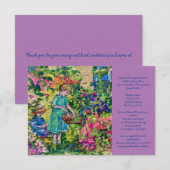 condoleances bedankkaart (Voorkant / Achterkant)