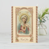 condoleances bedankkaart (Staand voorkant)