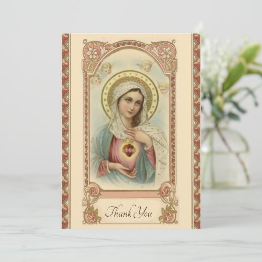 condoleances bedankkaart (Staand voorkant)