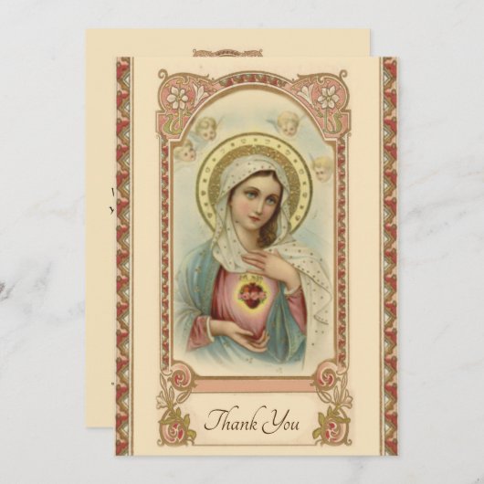 condoleances bedankkaart (Voorkant / Achterkant)