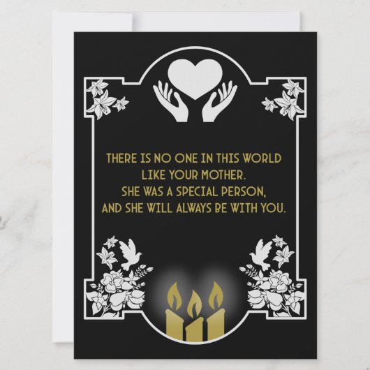 Condoleances Bericht Moeder (Voorkant)