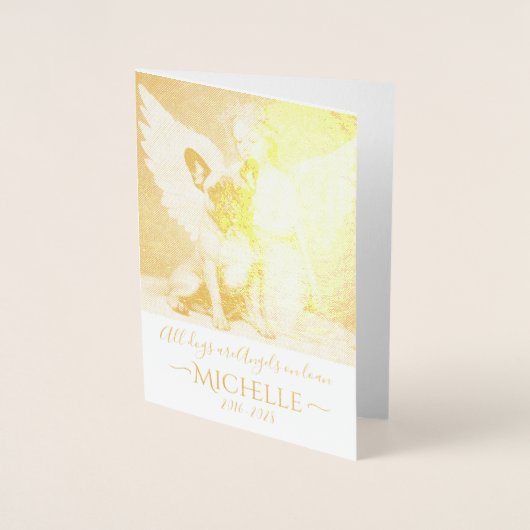 Condoleances bij het verlies van de Franse buldog Folie Kaarten (Voorkant)