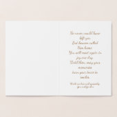 Condoleances bij het verlies van Golden Doodle Folie Kaarten (Binnen)