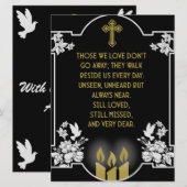 Condoleances Christelijke berichten (Voorkant / Achterkant)