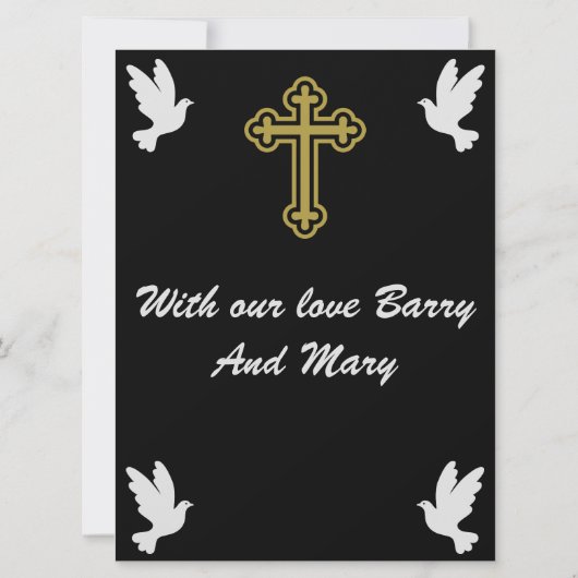 Condoleances Christelijke berichten (Achterkant)