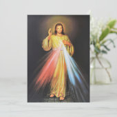 condoléances sympathie dank u katholieke Jezus Bedankkaart (Staand voorkant)