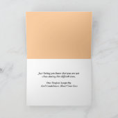 Condoleances / sympathiekaart kaart (Binnen)