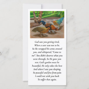 Condoleances Zegen Paars, Blauw, Oranje Gebed