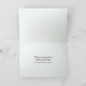 Condolence Monarch Butterfly On a Pencil Kaart (Binnen)