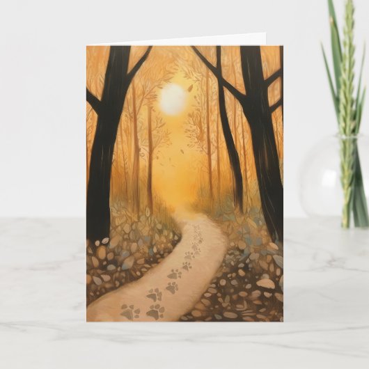 Condolence voor huisdieren kaart (Voorkant)