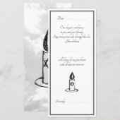 Condolences card (Voorkant / Achterkant)