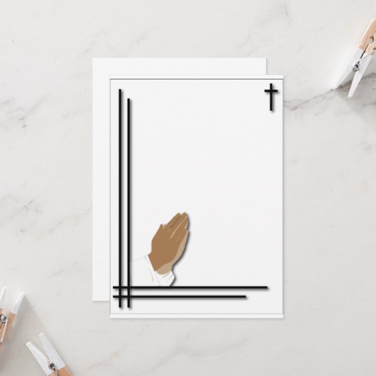 condoletiekaart kaart (Voorkant / Achterkant in situ)