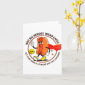 Condom Legend Inappropriate Funny 90s Retro T Funn Kaart (Gele Bloem)