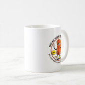 Condom Legend Inappropriate Funny 90s Retro T Funn Koffiemok (Voorkant rechts)