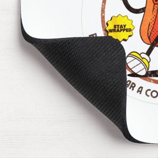 Condom Legend Inappropriate Funny 90s Retro T Funn Muismat (Hoek)